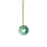 seree - Lavender Field — Green Purple Jade Pendant Necklace