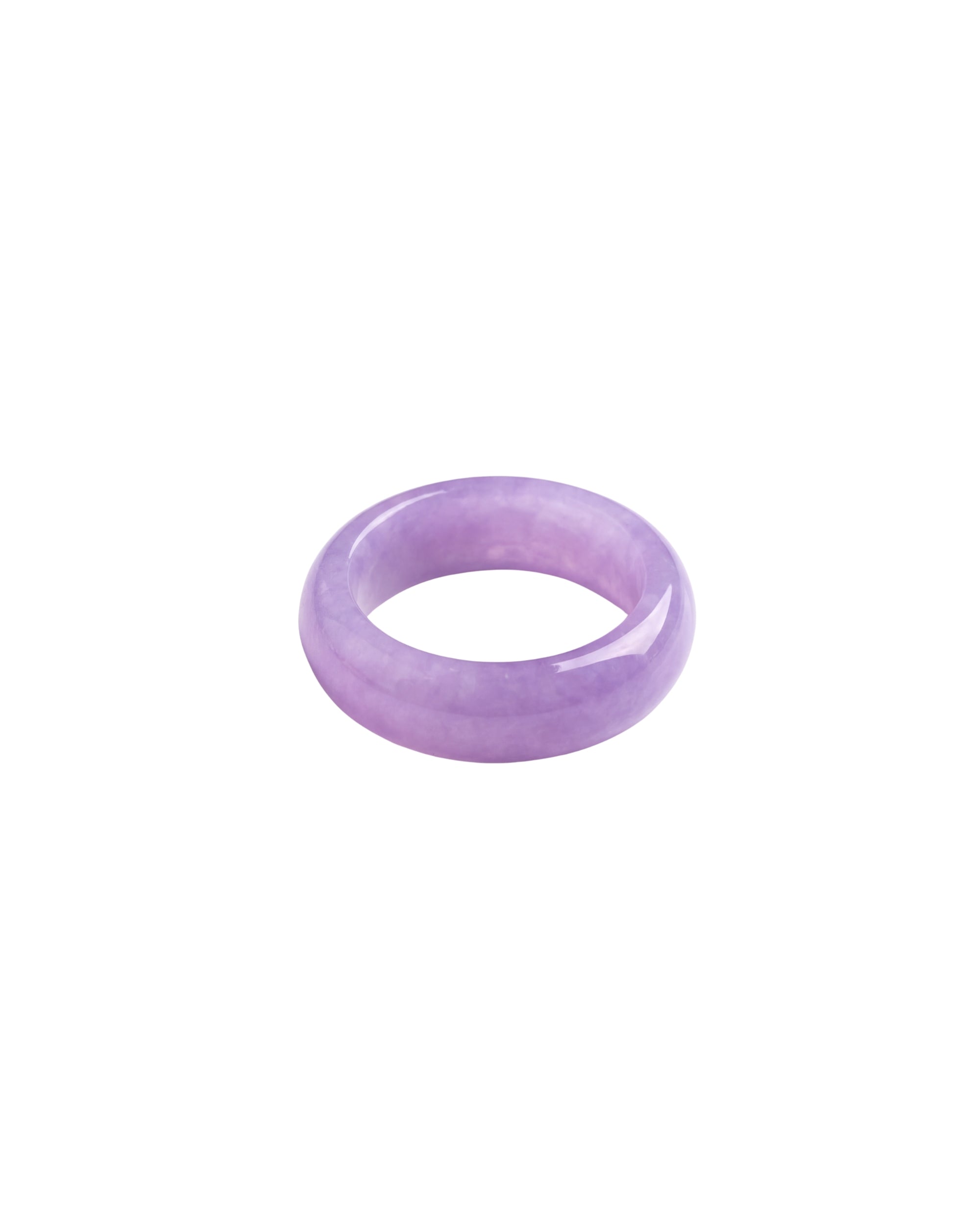 seree - Lilac — Purple Jade Ring