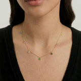 Lilian — Rainbow Zircon Necklace