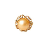 Marigold 12mm Golden South Sea 18K Pearl Ring
