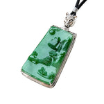 seree Mens Summit Jade Pendant Necklace 2