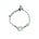 seree - Baby Collection | Peace Buckle — Green Jade Interlocking Hoop Baby Bracelet/Anklet