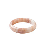 Peach Blossom — Pink Jade Stone Bangle