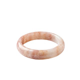 Peach Blossom — Pink Jade Stone Bangle