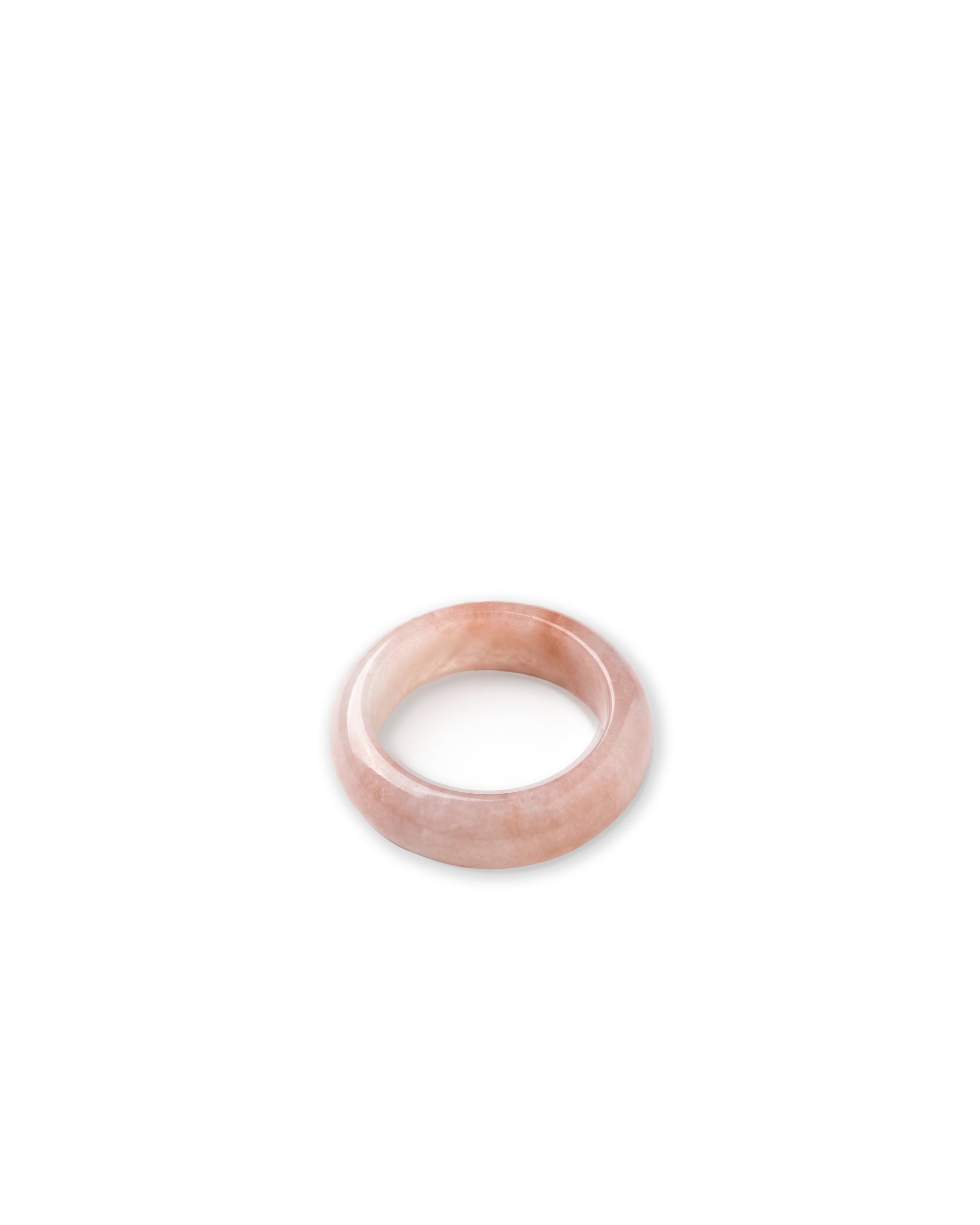 Peach Blossom — Pink Jade Stone Ring