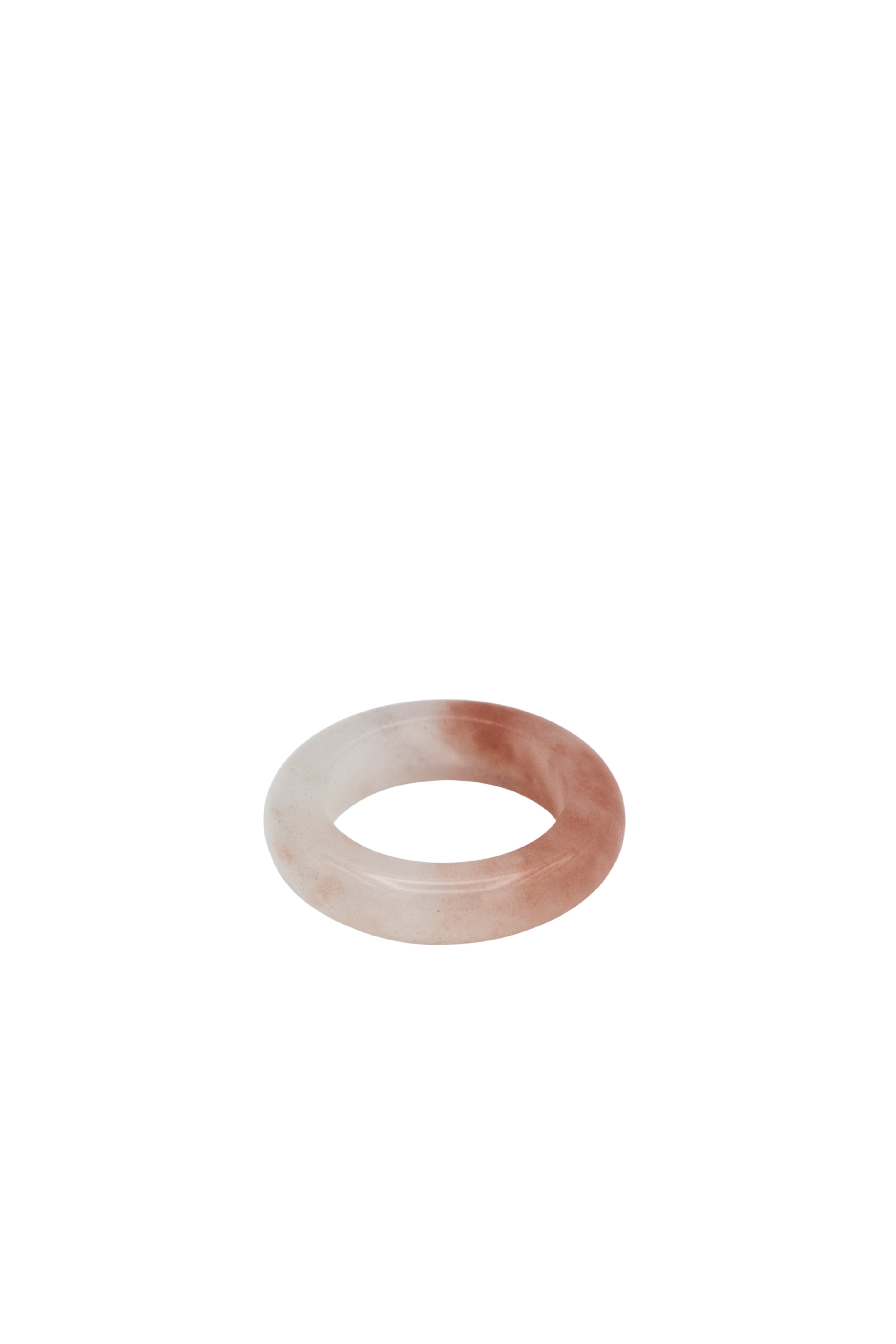 Peach Blossom — Pink Jade Stone Ring