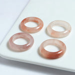 Peach Blossom — Pink Jade Stone Ring
