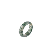 seree - Seaweed — Green Jade Stone Ring