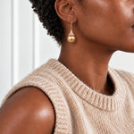 seree Tulip Golden South Sea Pearl Drop Earrings 6