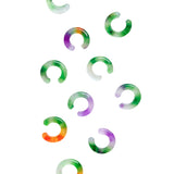 Abby — Single Jade Cuff Earring in Light Green