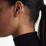 Abby — Single Jade Cuff Earring in Orange