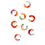 Abby — Single Jade Cuff Earring in Orange