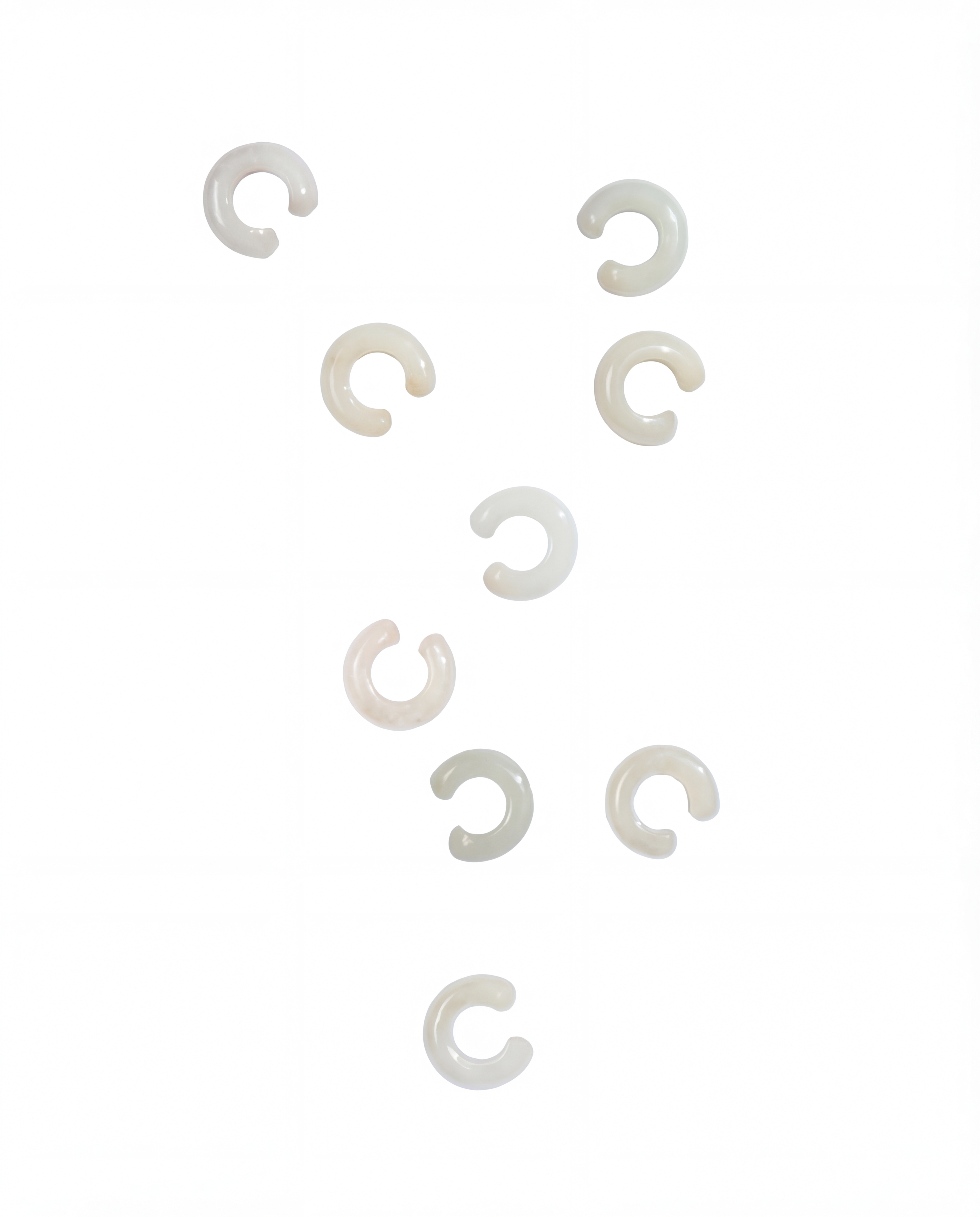 seree Abby — Single Jade Cuff Earring in Off White