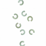 seree-Abby — Single Jade Cuff Earring in Pale Green