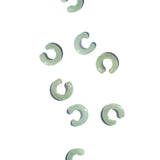 Abby — Single Jade Cuff Earring in Pale Green