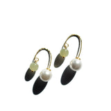 seree - Ana — Pearl Jade Thread Earrings