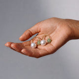 Ana — Pearl Jade Thread Earrings