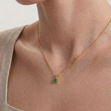 seree Atelier | Freya — Imperial Green Jade Necklace