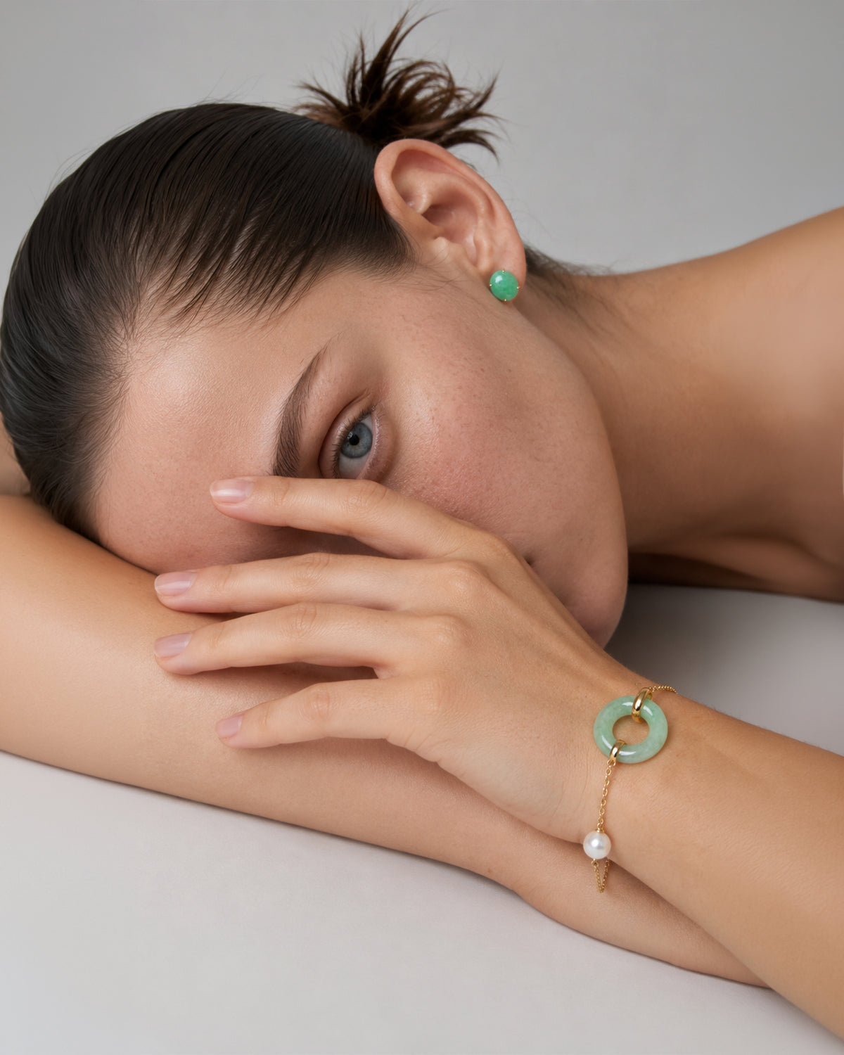 seree atelier collection orchard jade stud earrings donut jade bracelet 1 5307c0dd fdcf 40a9 aa56 a1c5bb2575ad