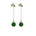 seree Atelier | Drew — Green Jade Drop Earrings