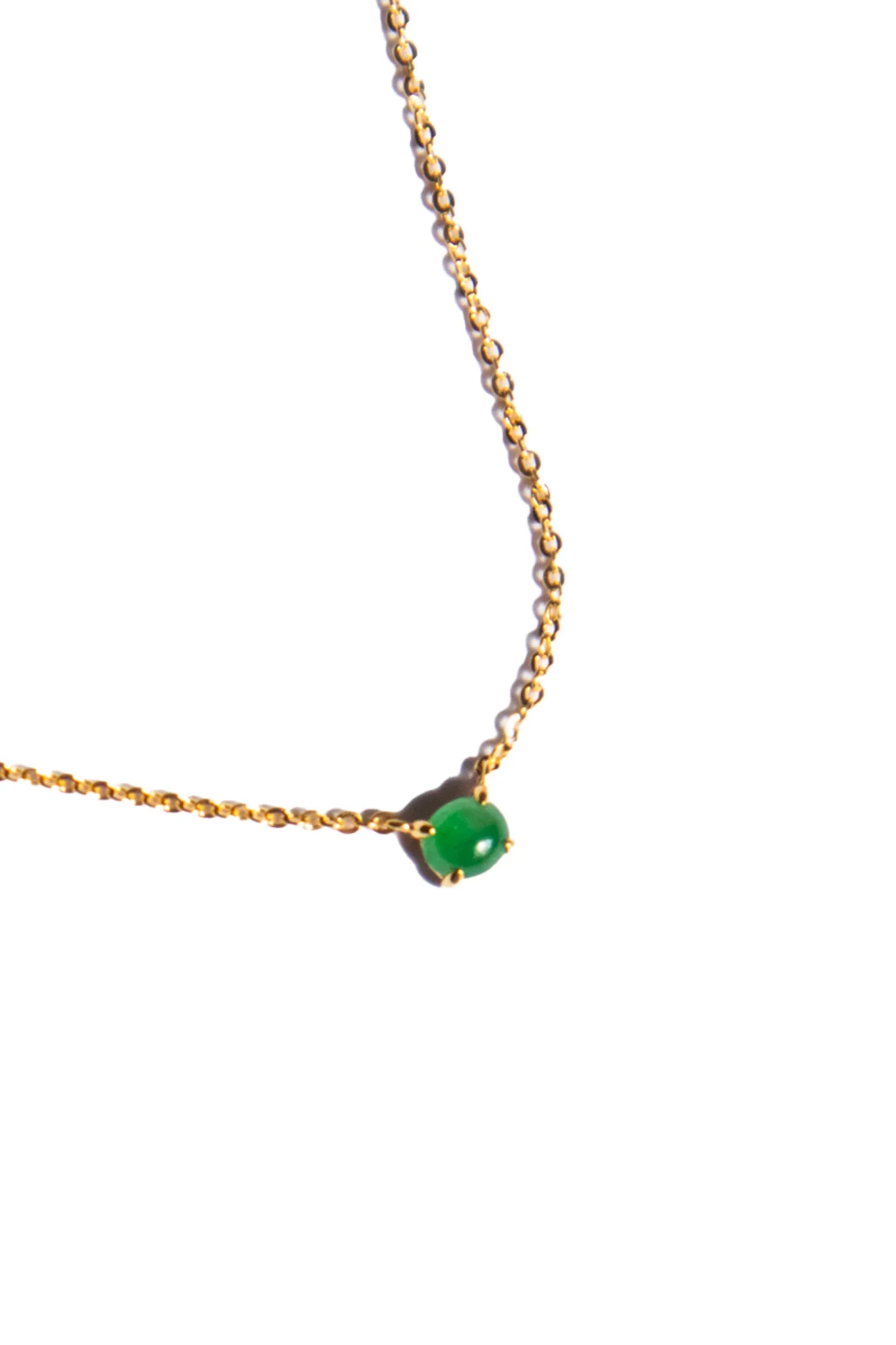 seree - seree Atelier | Mila — Imperial Green Jade Necklace