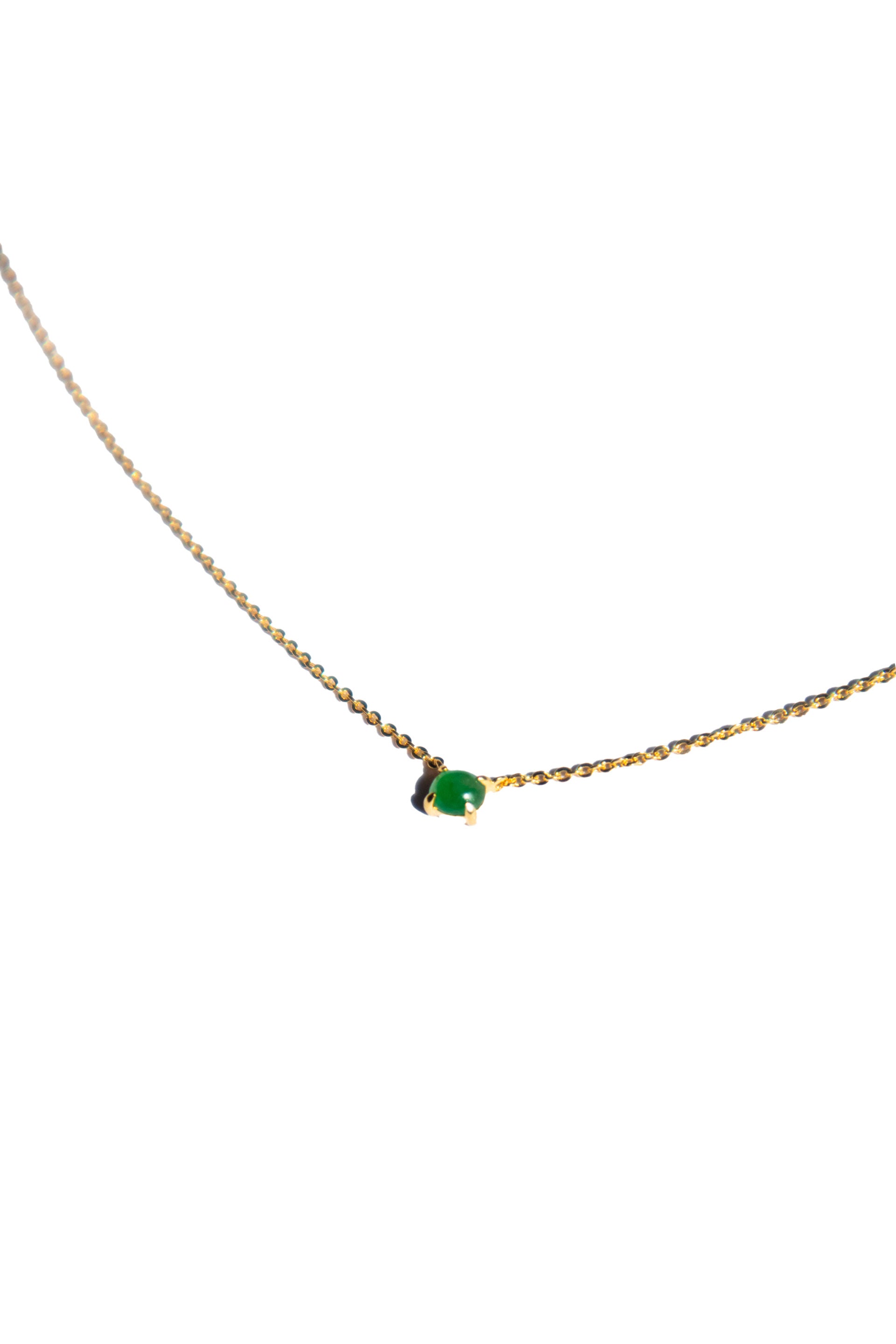 seree atelier | Mila — Imperial green jade necklace - seree