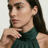 seree - seree Atelier | Remi — Imperial Green Jade Stud Earrings