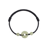 Baby Collection | Peace Buckle — Black Woven Baby Bracelet/Anklet