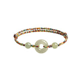 Baby Collection | Peace Buckle — Multicolor Woven Baby Bracelet/Anklet