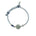 seree - Baby Collection | Year of the Horse — Jade Medallion Blue Woven Baby Bracelet/Anklet