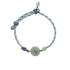 seree - Baby Collection | Year of the Horse — Jade Medallion Blue Woven Baby Bracelet/Anklet