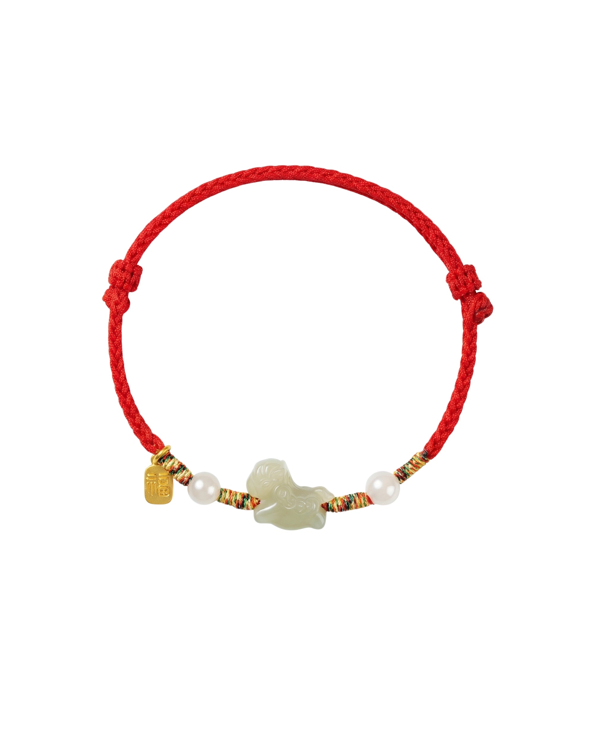 seree - Baby Collection | Year of the Horse — Red Woven Baby Bracelet/Anklet