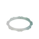 seree - Bambam — Bamboo Shaped Skinny Jade Stone Bangle