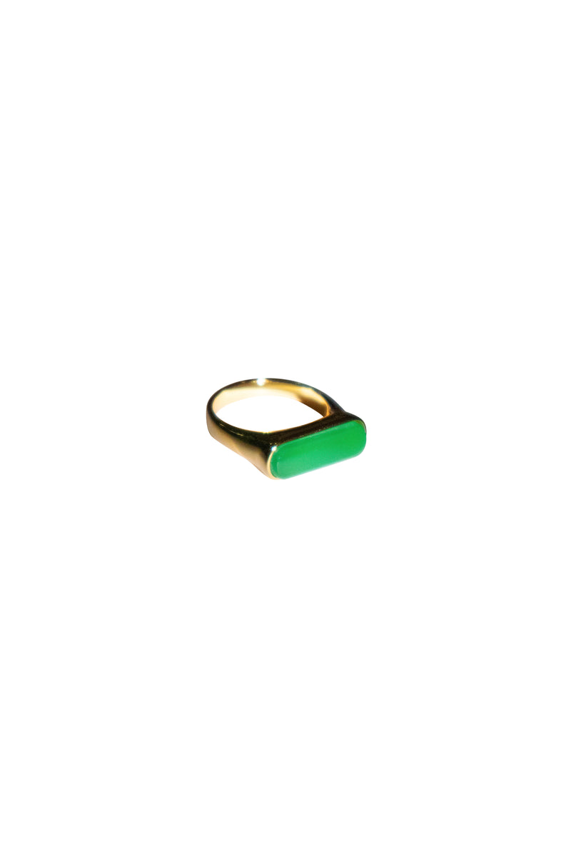 Bar — Slim rectangular signet ring