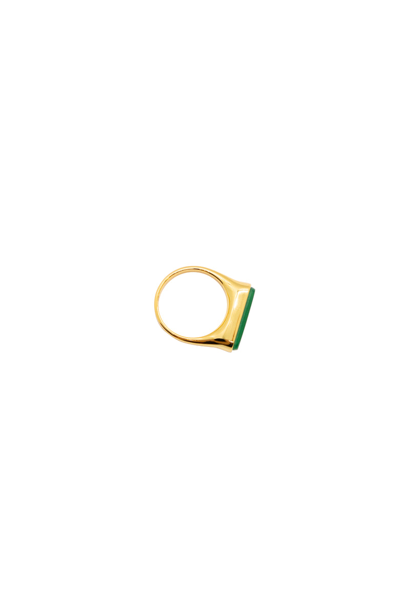 Bar — Slim rectangular signet ring
