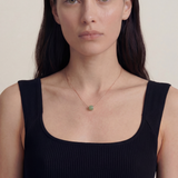 Beetle — Green Bead Jade Necklace