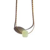 seree - Beetle — Green Bead Jade Necklace