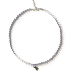 seree - Belle — Pearl and Green Jade Choker
