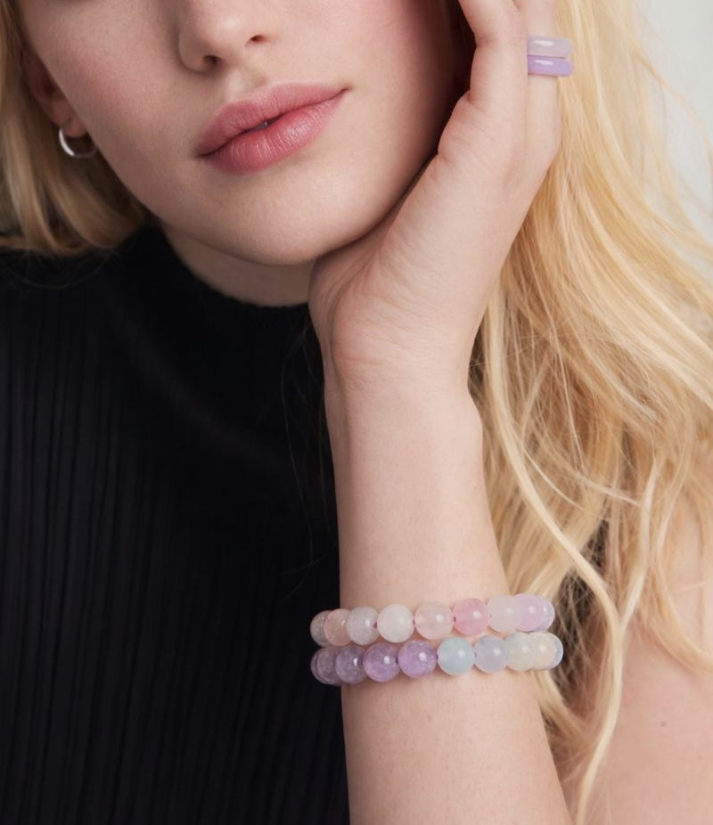 seree - Billie — Beaded Jade Stone Bracelet