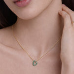 Blue Heart — Jade Pendant Necklace