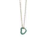 Blue Heart — Jade Pendant Necklace