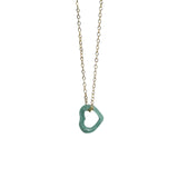 Blue Heart — Jade Pendant Necklace