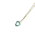 Blue Heart — Jade Pendant Necklace