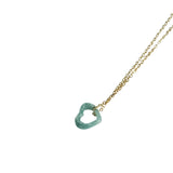 Blue Heart — Jade Pendant Necklace