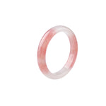 seree - Blush Skinny — Pink Skinny Round Jade Stone Bangle