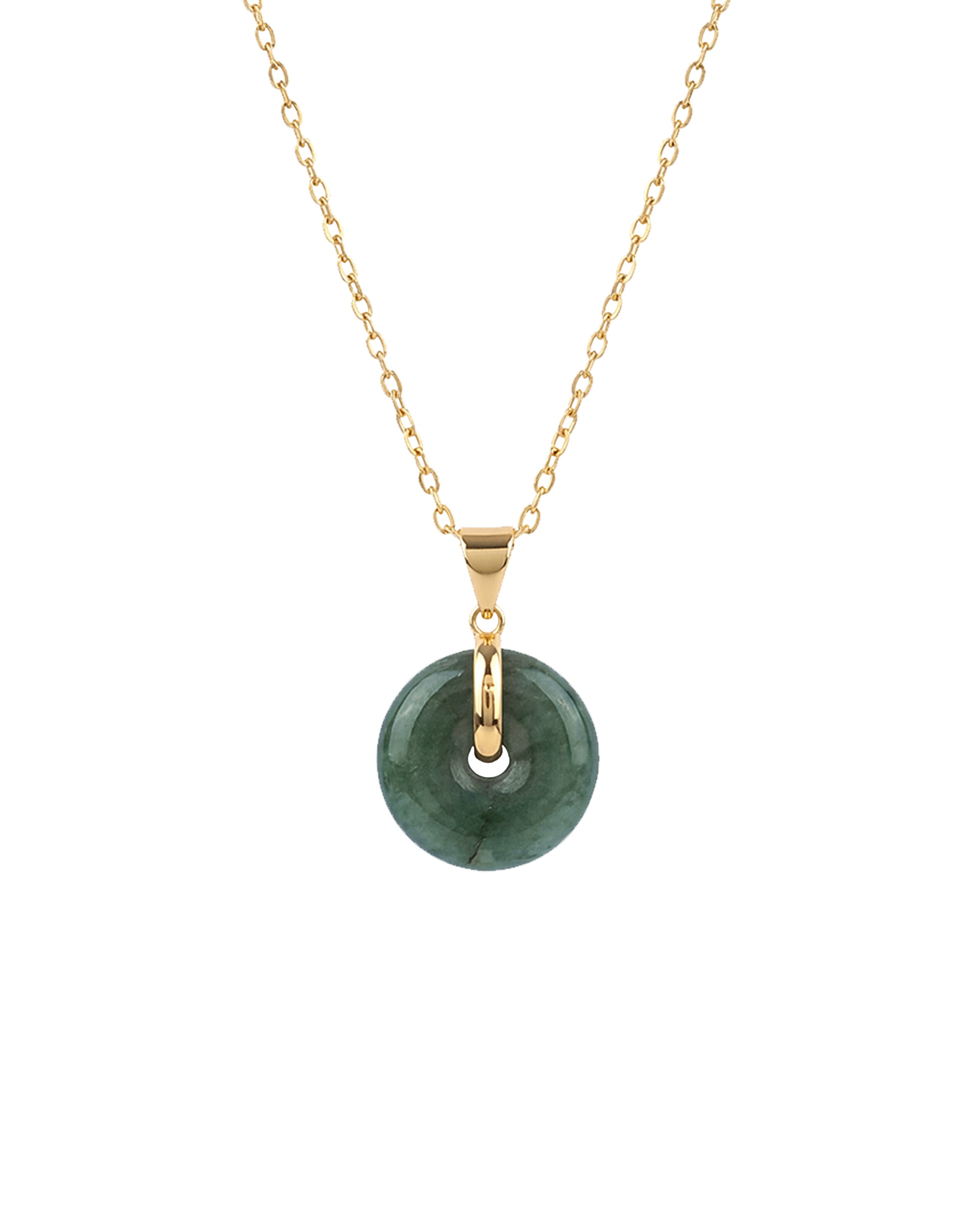 seree - Button — Jade Pendant Necklace