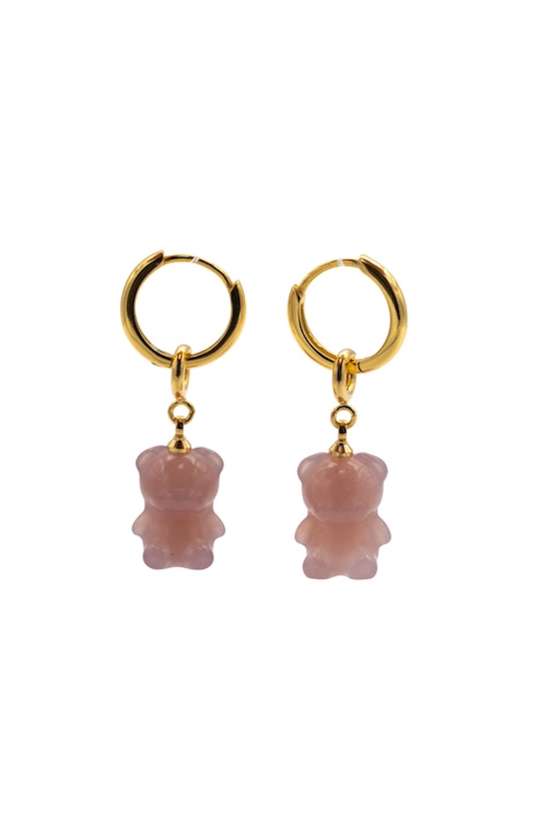 seree - Bear — Agate Charm Earrings