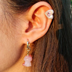 seree - Bear — Agate Charm Earrings