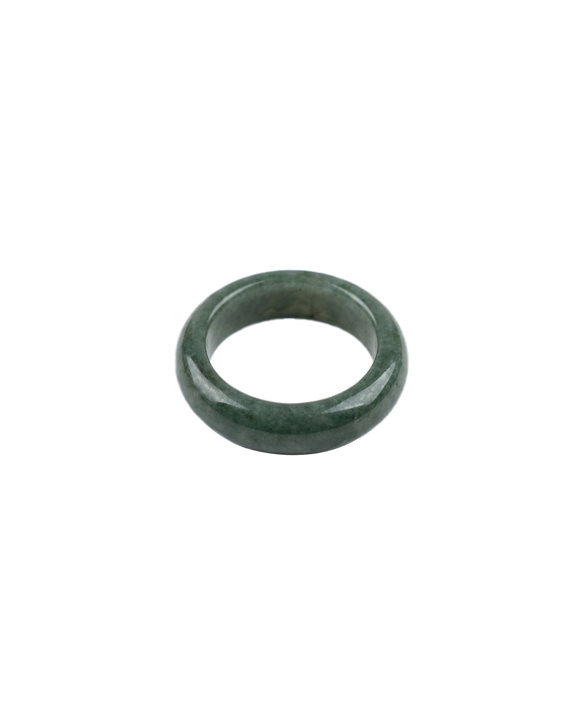 seree - Chess — Light/Dark Cyan Jade Ring in Cyan