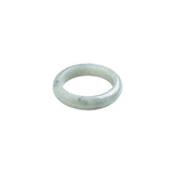 seree - Chess — Light/Dark Cyan Jade Ring in Off White